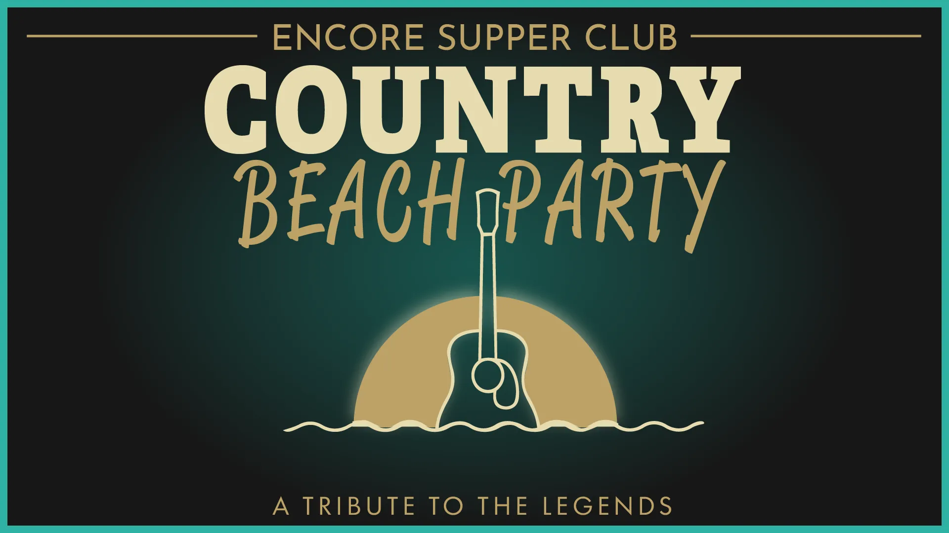 Country Beach Party show art