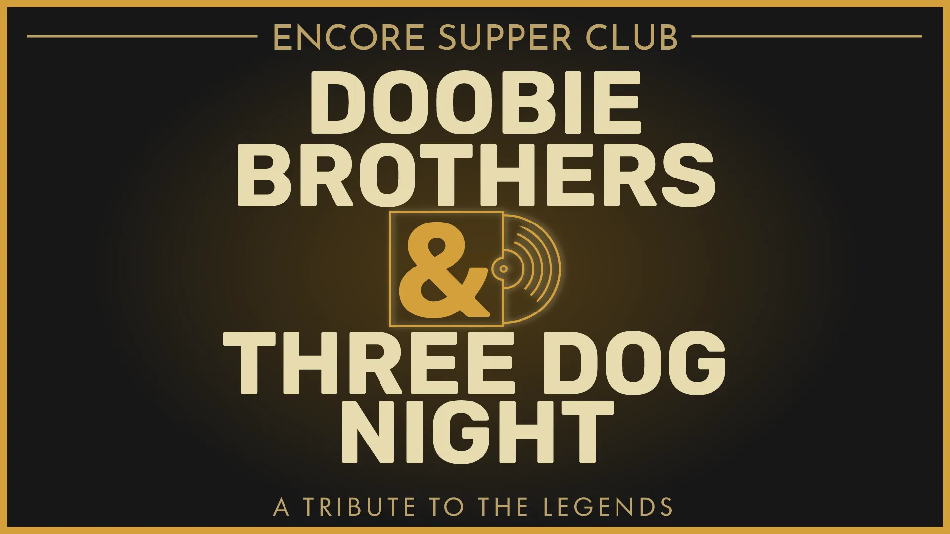 Doobie Brothers & Three Dog Night show art