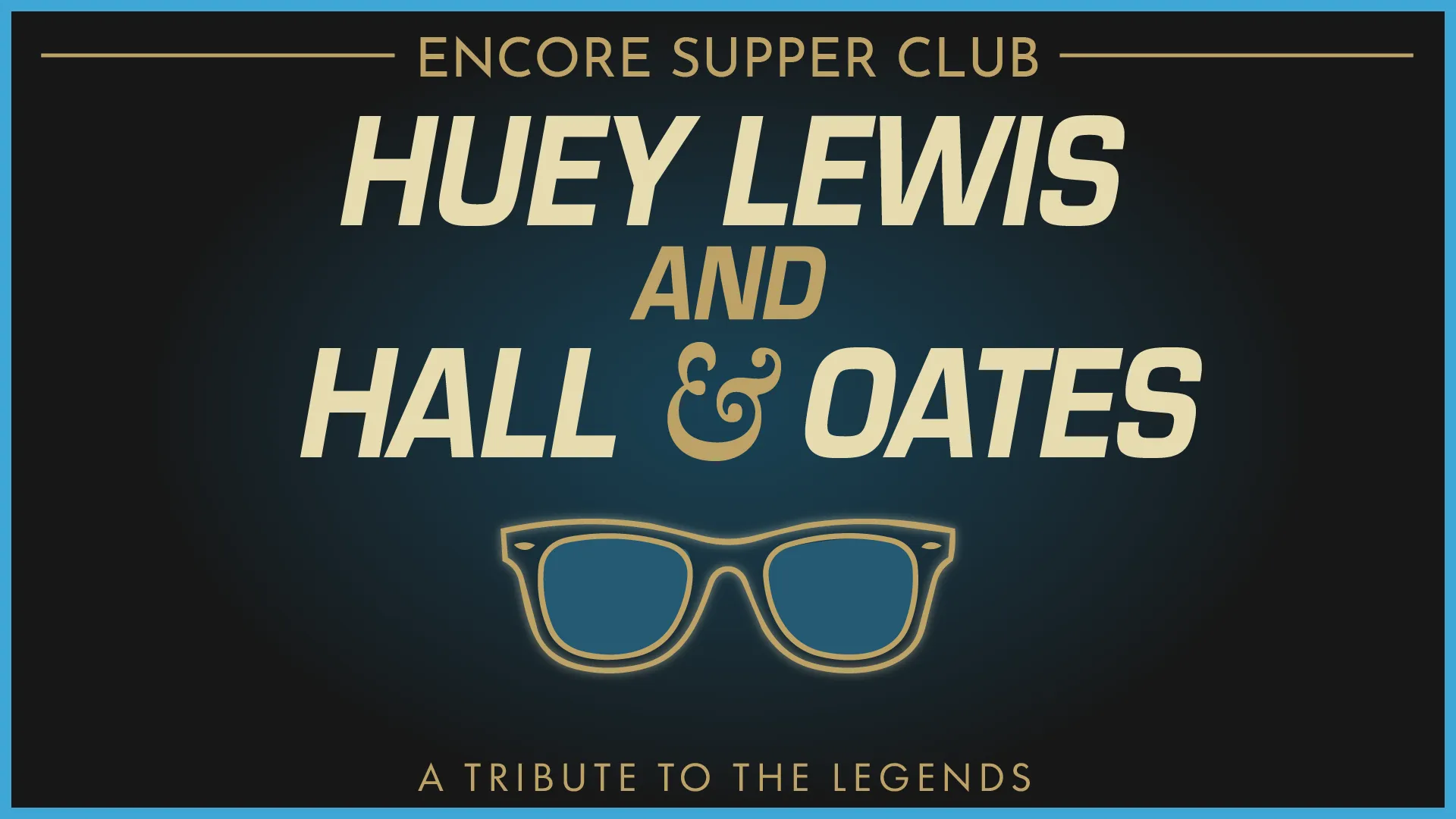 Huey Lewis & Hall and Oates show art