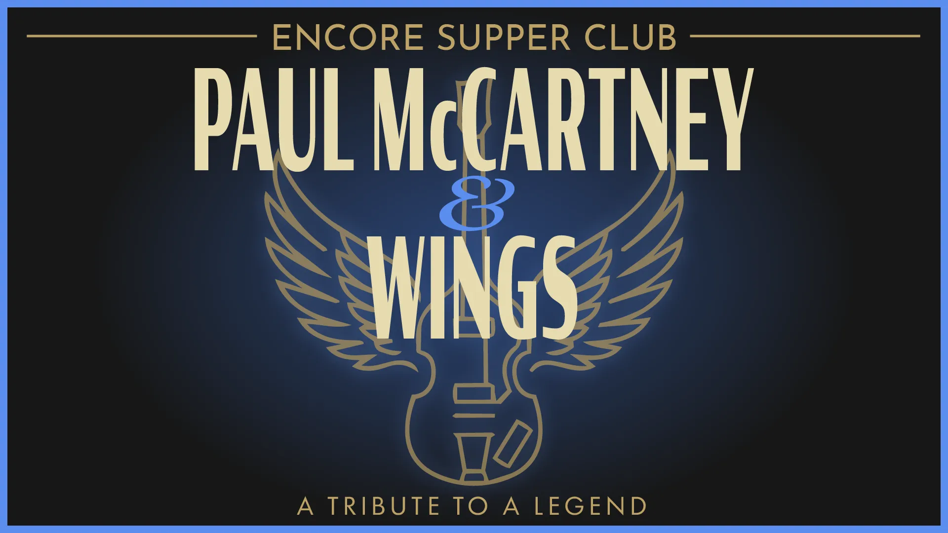 Paul McCartney & Wings show art